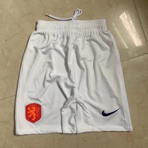 AAA Quality Netherlands 2022 Away White Soccer Shorts